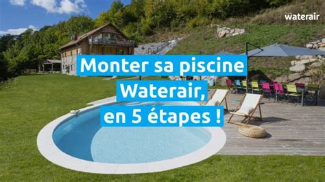 Tapes De Montage Dune Piscine En Kit Piscines Waterair