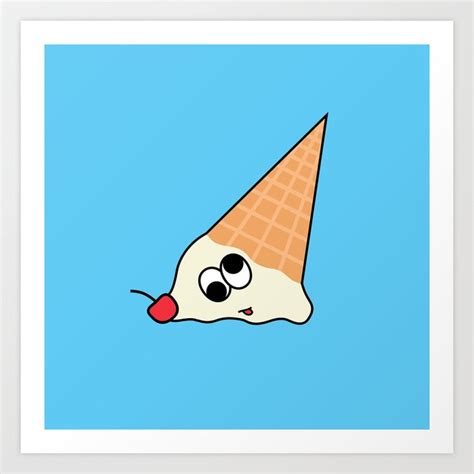 Goofy Foods - Goofy Ice Cream Art Print by Goofy Foods | Society6