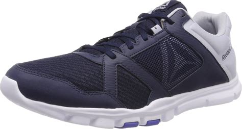 Reebok Herren Yourflex Train 10 Mt Fitnessschuhe Blau Collegiate Navy Cloud Grey Acid Blue