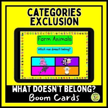 Categories Exclusion What Doesn T Belong Digital Task Boom Cards