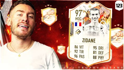 FUT 23 LA MEILLEURE CARTE DU JEU JE TESTE ZIDANE ICONE TROPHY TITAN