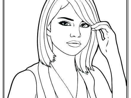 Selena Gomez Drawing Step By Step At Paintingvalley Explore