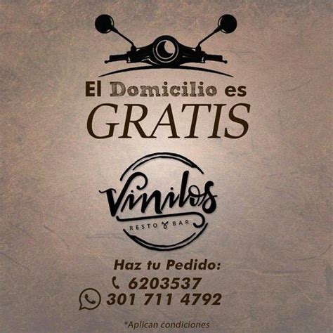 Menu At Vinilos Resto Bar Barrancabermeja