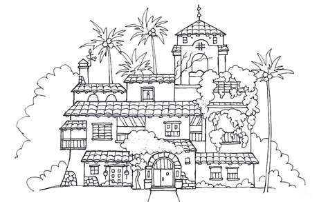 Casita Coloring Page Coloring Pages