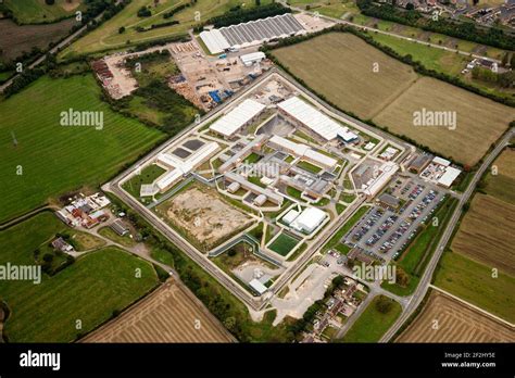 Aerial view of Long Lartin Prison Worcestershire UK Stock Photo - Alamy