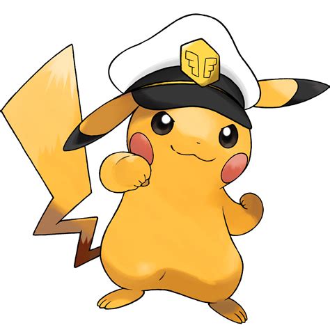 0025 Captain Pikachu Male Shiny Edit By Jormxdos On Deviantart