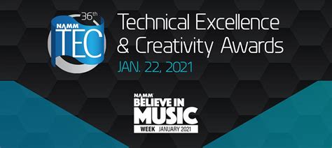 36th Annual NAMM TEC Awards Winners Announced – Bionic Buzz