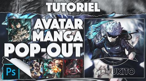 TUTORIEL DÉBUTANT Faire un Avatar Manga POP OUT facilement Δ