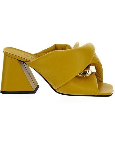 Yellow Jw Anderson Heels For Women Lyst