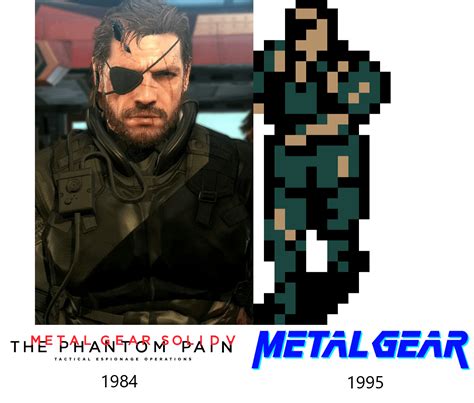 The evolution of Punished "Venom" Snake. From photo realistic graphics ...