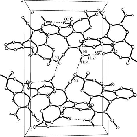 A Projection Of The Crystal Packing Of Ii Along The A Axis Symmetry Download Scientific