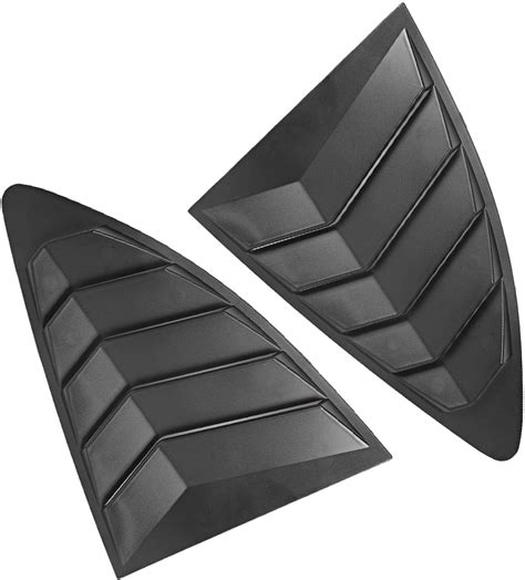 Aramox Rear Quarter Window Louvers 2 Pcs Set Spoiler Panel Fit For 86