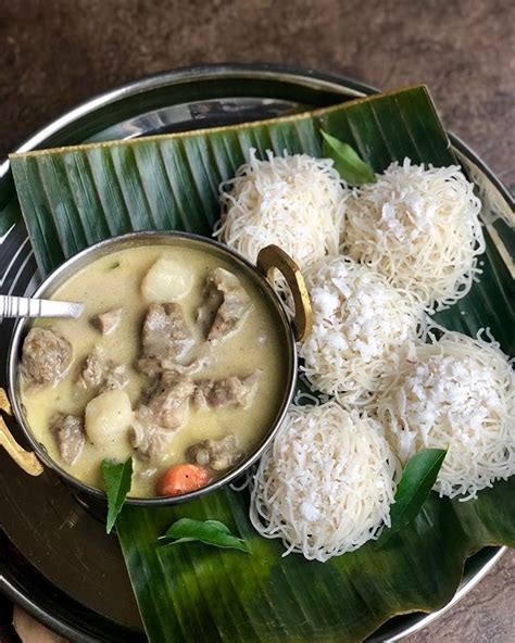 Idiyappam With Mutton Stew Https Yummyoyummy 2015 04 Easy