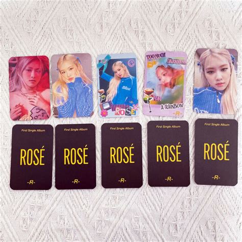 ROSE Album -R- PhotoCards Rose Solo Photo Cards Blackpink Rose First ...