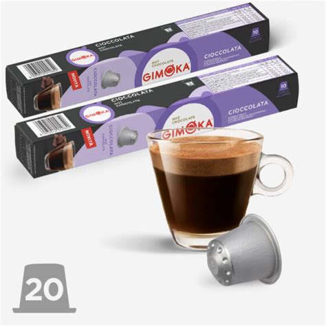 Cioccolata Gimoka Bevanda In Capsule Compatibili Sistema Nespresso