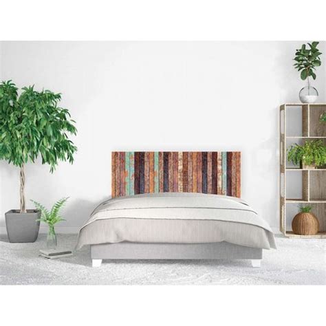 Oedim Cabecero Cama Pvc Impresión Digital Imitación Madera Vieja