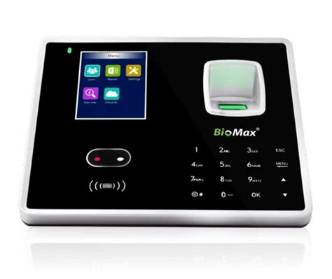 Biomax Nbio W Face Recognition Time Attendance System At Rs