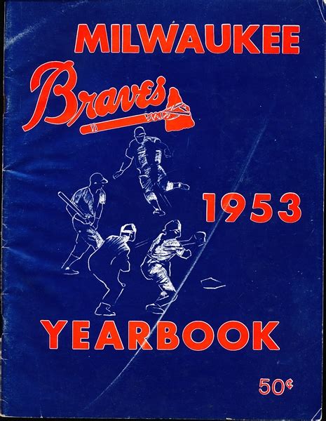 Lot Detail 1953 Milwaukee Braves Yearbook