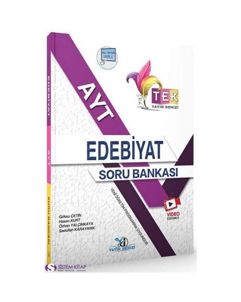 Yayın Denizi Yayınları AYT Edebiyat TEK Serisi Soru Bankası Sistem Kitap