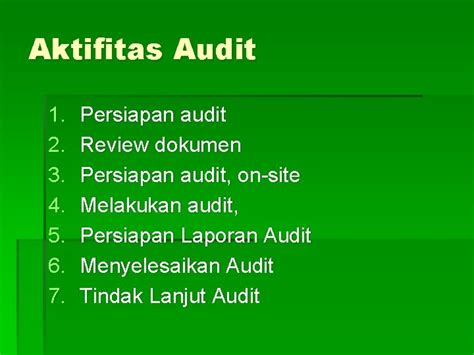 Presentasi Audit Sistem Manajemen Lingkungan Iso 14001 2004