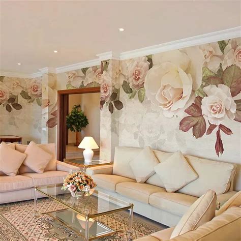 Bacaz 8d Custom Big Flower Wallpaper Mural For Living Room Bacground 3d Flower Mural 3d Wall