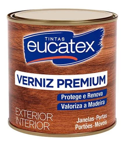 Verniz Eucatex Tingidor Imbuia Brilhante 225ml Parcelamento Sem Juros