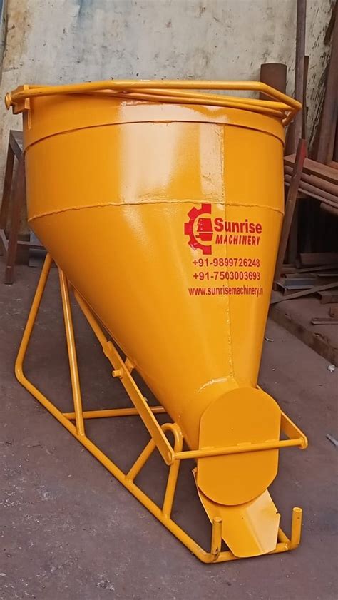 Tower Crane Concrete Bucket For Column Concreting Capacity Kg At