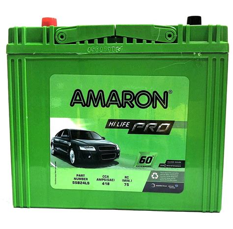 Capacity Ah Amaron Hi Life Pro Car Battery Model Name Number