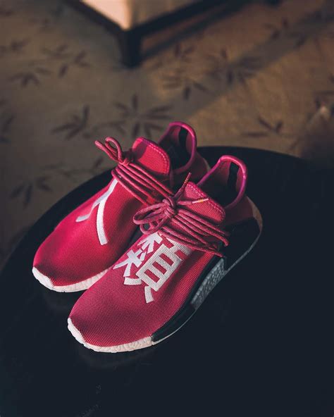 Pharrell Williams x adidas Human Race NMD "Shock Pink" | Addidas shoes ...