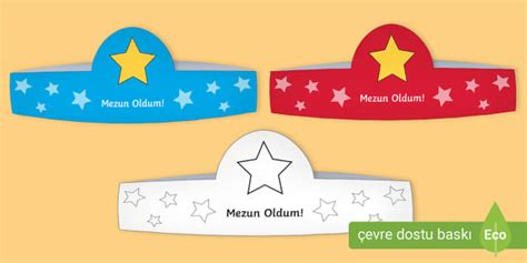 Mezun Oldum Saç Bantları Teacher Made Twinkl