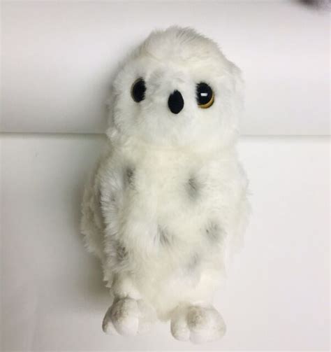 Aurora World Soft Stuffed Snowy Owl Flopsie Plushtoy Creamy White 12