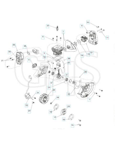 Husqvarna 129 L Engine GHS