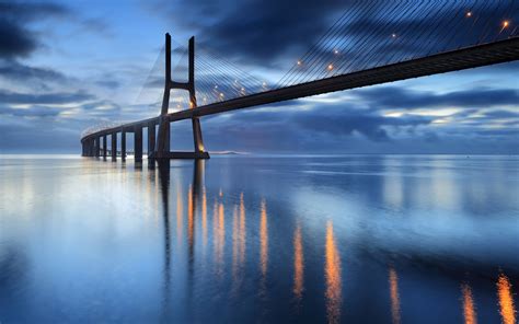 Vasco Da Gama Bridge Picture Image Abyss