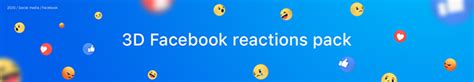 3d Facebook Reactions Pack Free Download Behance