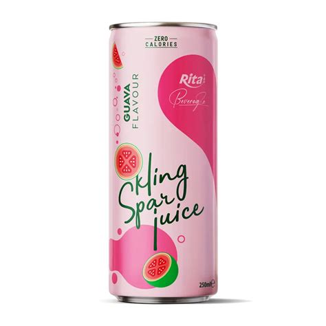 Guava Flavor Sparkling Water Ml Alu Can Beverage Manufacturer