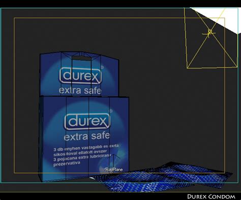 Durex Condom 3d Model Flatpyramid