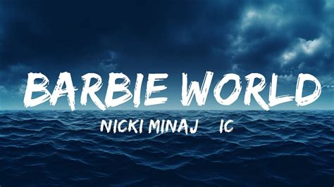 Nicki Minaj And Ice Spice Barbie World Lyrics With Aqua Lyrics Zee Music Youtube