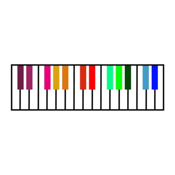 Colorful Piano PNG Imágenes Transparentes - Pngtree