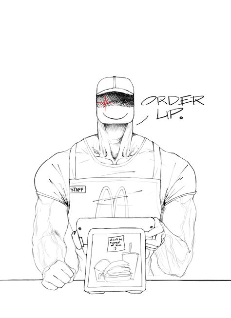 He's always smiling :) : r/drawing