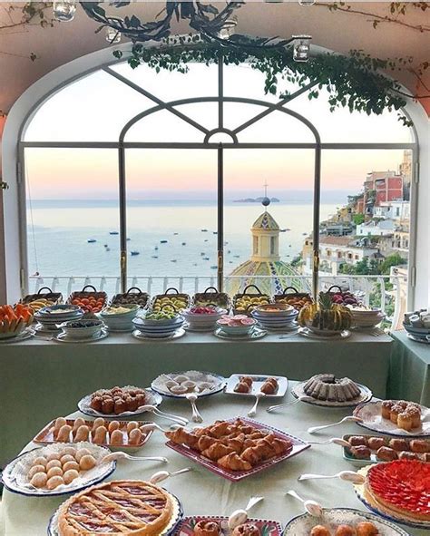 The Perfect Breakfast In Positano Can You Imagine Waking Up To