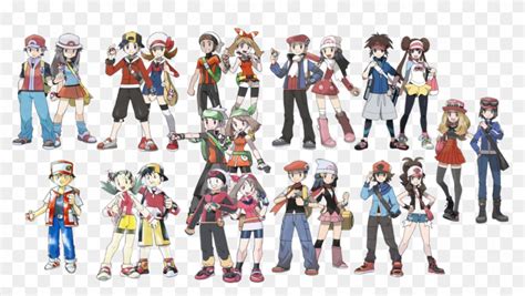 The Playable Characters In The Main Pokemon Series Pokemon Sun And