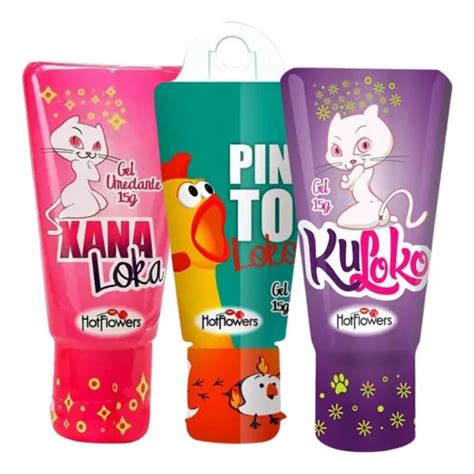 Kit Lubrificante Gel Xana Loka Pinto Loko Ku Loko Original MercadoLivre