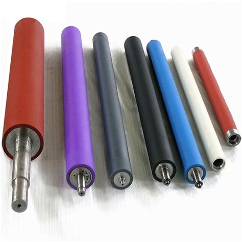 Gravure Printing Machine Rubber Roller For Dyeing Fabric Equipment