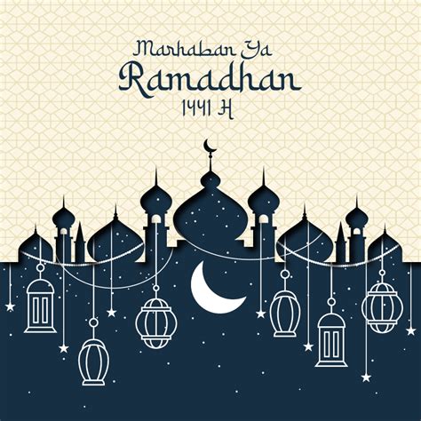 Marhaban Ya Ramadhan 1441 H Kumpulan Gambar Desain Template Ramadhan