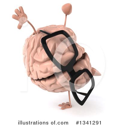 Brain Character Clipart Illustration By Julos