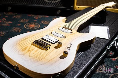 SAITO GUITARS S 622 SSH Ash M Powder Snow Burst Reverb