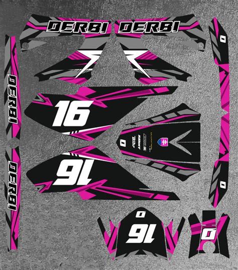 Kit D Co Derbi Xtreme Xrace Carem Rose Boutique Kit D Co Moto