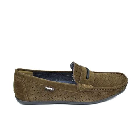 MOCASÍN CÓMODO ZAPATO HOMBRE EN SERRAJE CAMEL PLANTILLA COMFORT LITE