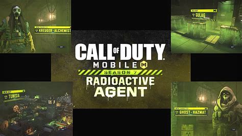 COD MOBILE SEASON 7 RADIOACTIVE AGENT OFFICIAL VIDEO YouTube