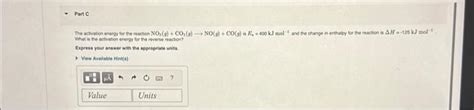 Solved Part A A Certain First Order Reaction A→ Products